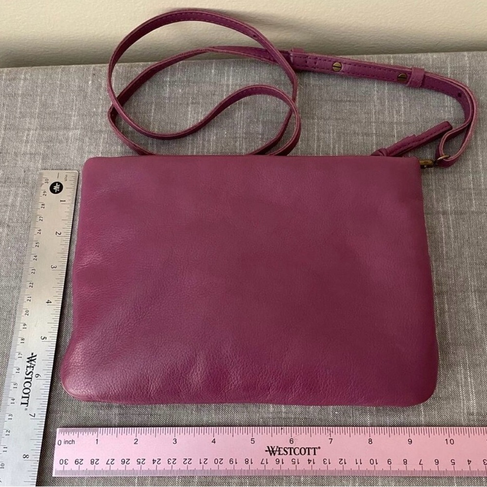 Madewell Purple Puff Crossbody Bag
